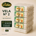 VELA N.02 - PLASTICO *ATACADO*