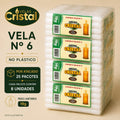 VELA N.06 - PLASTICO *ATACADO*