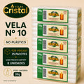 VELA N.10 - PLASTICO *ATACADO*
