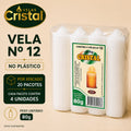 VELA N.12 - PLASTICO *ATACADO*