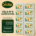 VELA N.06 SUPER EXTRA - PLASTICO *ATACADO*